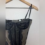 Urban Outfitters UO Out From Under Modern Love Taupe Brown Black Lace Corset Top size Medium $60 Photo 7