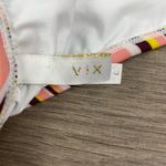 VIX by Paula Hermanny Brown&Yellow Watercolor Stripe Deep Plunge One Piece Sz.L Brown Size L Photo 3