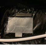 VERO MODA Classic size Medium black down jacket with faux fur hood EUC Photo 10