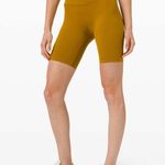 Lululemon Wunder Train High Rise Shorts 8" Gold Spice Size 4 like new Photo 2