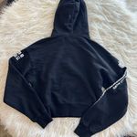 Darc Sport Howling At The Moon Owen Cropped Hoodie Black Size Small Photo 6