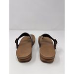 FitFlop Lulu Womens Sandals Brown Leather Slip On Slide Flat Comfort 403012 US 8 Photo 5