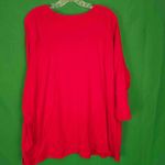 Quacker Factory  Womens Red Embellished Heart Long Sleeve Shirt 2X Valentines Day Photo 1