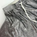 David Lerner  Sequin Lounge Joggers Silver S Photo 5