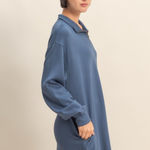 Double Zero Half Zip Scuba Mini Dress Photo 3