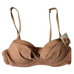 Smart & Sexy Smart‎ & Sexy Bikini Top Womens 32A Brown Convertible Push-Up Bikini Top NEW Photo 0