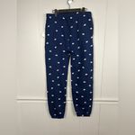 Ivory Ella NWT  Navy Tossed Relaxed Sweatpants Elephant Print Medium Loungewear Photo 4