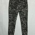 Driftwood Jackie Skinny Animal Chetta Print Black Gray Ivory Jeans Size 28 Photo 1