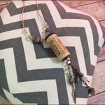 Handmade Sutter Home Cork Wine Beaded Necklace Hand Made Photo 0
