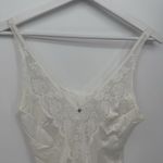 JCPenney Vintage Fantasia Ivory Lace Tank Top USA Size 34 Lace White Photo 1