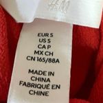 H&M Orange Cutout Sleeveless Beach Adjustable Front Tie Mini Sheath Dress Size S Photo 3