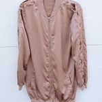 Missguided Carli Bybel x  Longline Bomber Jacket Photo 4