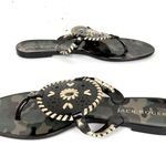 Jack Rogers  Womens Georgica Jelly Sandals Camo Flip Flops Medallion Size 10 Photo 4