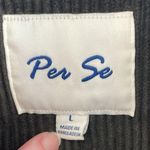 Per Se  Women’s Forest Green Corduroy Front Button Jacket w/ Breast Pockets - L Photo 2