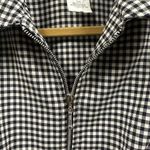 All that jazz Vintage 80s  Black White Checker Crop Zip Up Jacket Top Size 4 Photo 8