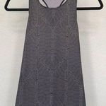 prAna  Black and White Weave Print Athletic Tank Photo 0