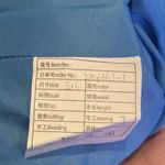 Women’s Tea Length Blue Prom Party Dress Corset Back Sweetheart Neckline Size 16 Photo 6