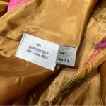 Vintage 60s 70s M Psychedelic Floral Print Boho‎ Indie Maxi Dress 14 Orange Photo 4