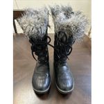 Sorel  Womens Boots Size 7.5 Tofino Black Quilted Waterproof Faux Fur Black Snow Photo 2