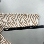 A' LA CARTE Print Suede Collar Shirt Jacket Size Large Crean Tan New With Tags Photo 8