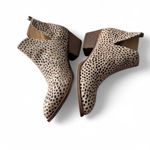 Cheetah Print Faux Leather Ankle Booties Size 9 Photo 1