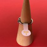 Bomb Party RBP6571 “Simple Kindness” LG Emerald Fire Opal Rhodium Sz 7 Ring NWT Photo 3