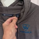 Cutter and Buck Topgolf x  Tie Breaker Hoodie L Gray Athleisure Golf Layering Photo 2
