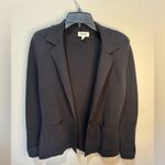L'Agence Lacey Knit Blazer Sz Small Black Photo 3