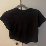 Lululemon  cropped black T shirt Photo 2