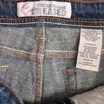 Faded Glory  Dark Blue Straight Stretch Eased Jeans Denim Bottom Size 10 Average Photo 3