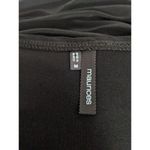 Maurice's Black Belted Dress Size Medium Black Stretchy Dress with Belt Photo 4