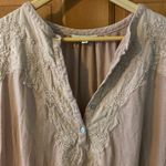 Lucky Brand  Medium Purple Pink Short Sleeve Shirt Photo 1