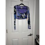 superdown  NWT Benedita Floral Crop Top Size S Fairycore Festival Concert Photo 2