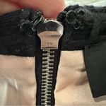 Anthropologie  Greylin Black Textured Top with Pink Lace Hem Size S Photo 7