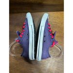 Converse  All Star Fold Down Plaid Sneaker Shoe Women 5 Juniors Retro Academia Photo 6