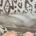 White House | Black Market Beige Mid-Rise Leopard Crop Jeans size 4 Photo 6