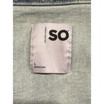 SO Y2K Jean Jacket Large Light Wash Pocket VTG Women’s Denim Coat L Fall Collared Photo 4