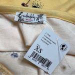 Free People Intimately Bodysuit Yellow Floral Print Puff Sleeve Dainty XS NEW Photo 2