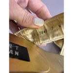Stuart Weitzman Women's Gold Rhinestone Sandals Size 7 Photo 3