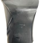 Mango Pointed Toe Block Heel Ankle Boots Black Size 37/ 6.5 Photo 10