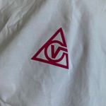 Vans Womens  66 Supply Triangle Pink/White Crop Top Longsleeve Shirt Photo 2