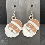 Gingerbread Santa Earrings 🍪✨ White Photo 0