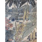 Tahari Linen Top Women's 1X Hawaiian Tropical Surf Palm Trees Cars Toucan Parrot Photo 14