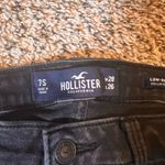 Hollister  Distressed‎ Black Wash Low Rise Skinny Jeans Size 7S W28 L26 Photo 1