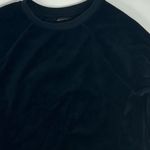 Banana Republic Women's XS Black Velour Crewneck Sweatshirt Casual Photo 8