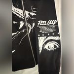 Black Graphic Men’s Jacket Size L Photo 4