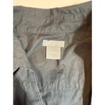 Ann Taylor  Black Dress Shirt Dress Pleated Career Professional Photo 2