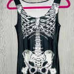 Skelton cat suit bones Halloween costume dress up cosplay medium Black Photo 2