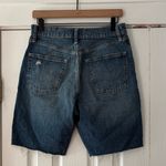 Gap  High Waisted‎ Distressed Button Up Jorts Size 28 EUC Photo 1