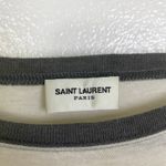 Saint Laurent  Shirt Medium Womens Multi Robot Graphic Raglan Crew Wool Blend Photo 2